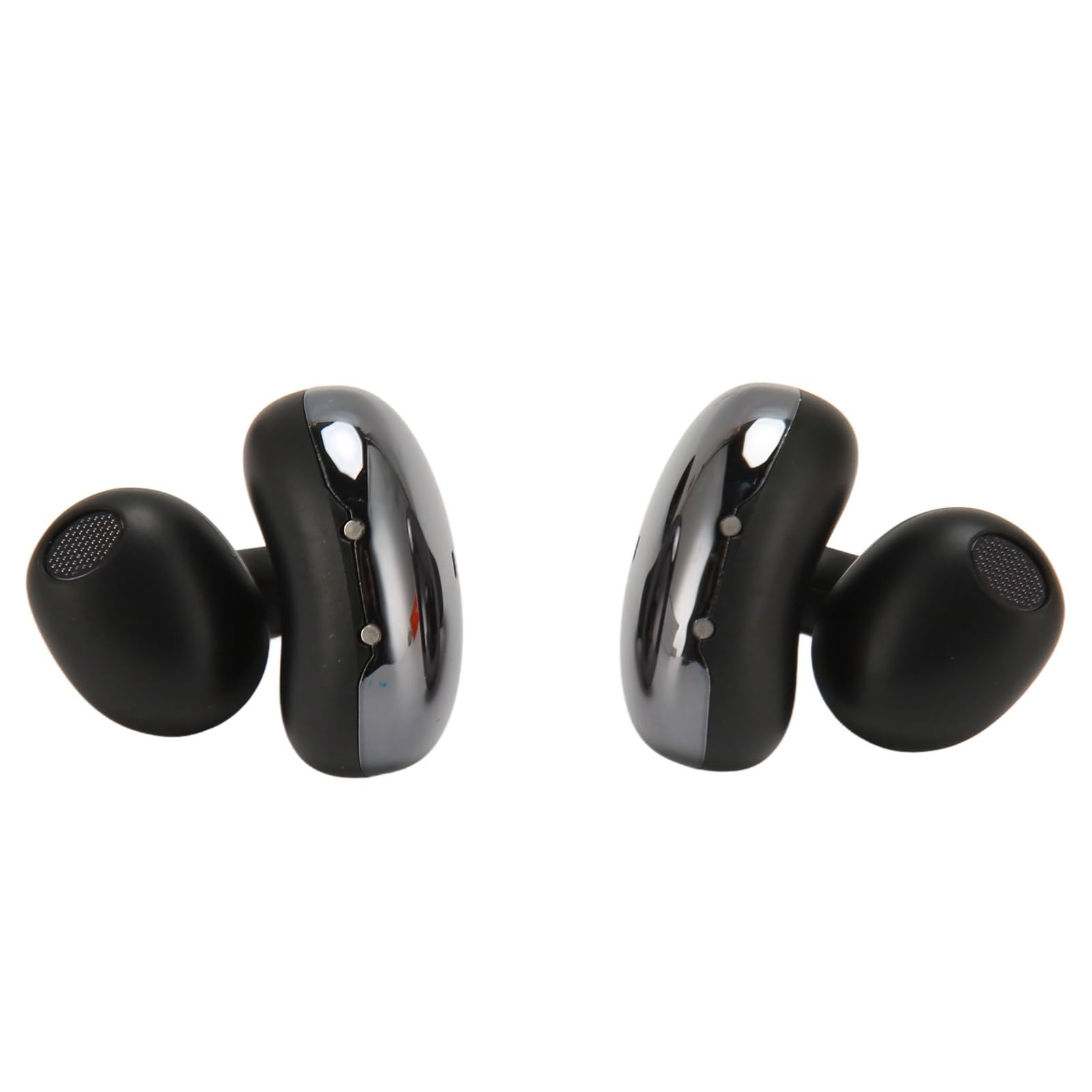 Auricolari Bluetooth 5.3 con Clip, PX5 Auricolari Impermeabili con Controllo Touch e Cancellazione del Rumore con Custodia di Ricarica per Sport Aziendali (BLACK)