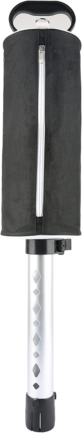 LONGCHAO Golf Ball Retriever, Portable Golf Ball Pick Up with Elescopic Aluminum Tube, Golf Ball Shag Bag Storage Golf Ball Picker