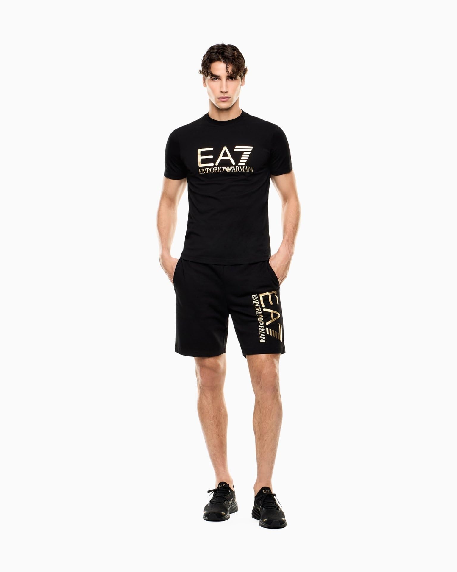 EA7 Emporium Armani Camiseta Hombre Core Identity En Jersey Algodón 7M001412AF22264