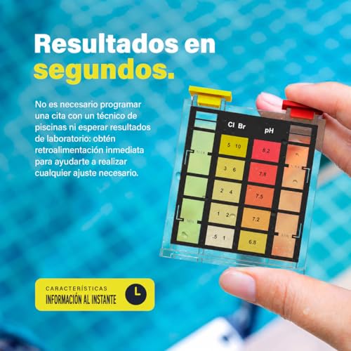 Miniatura 6 de Siqua Pack Dosificador De Cloro Y Medidor Cloro Y Ph Piscinas Pack Mantenimiento Piscinas Con Medidor Y Dispensador De Cloro Gotas Reactivas Phenol Red Y Oto Dosificador Fabricado En España