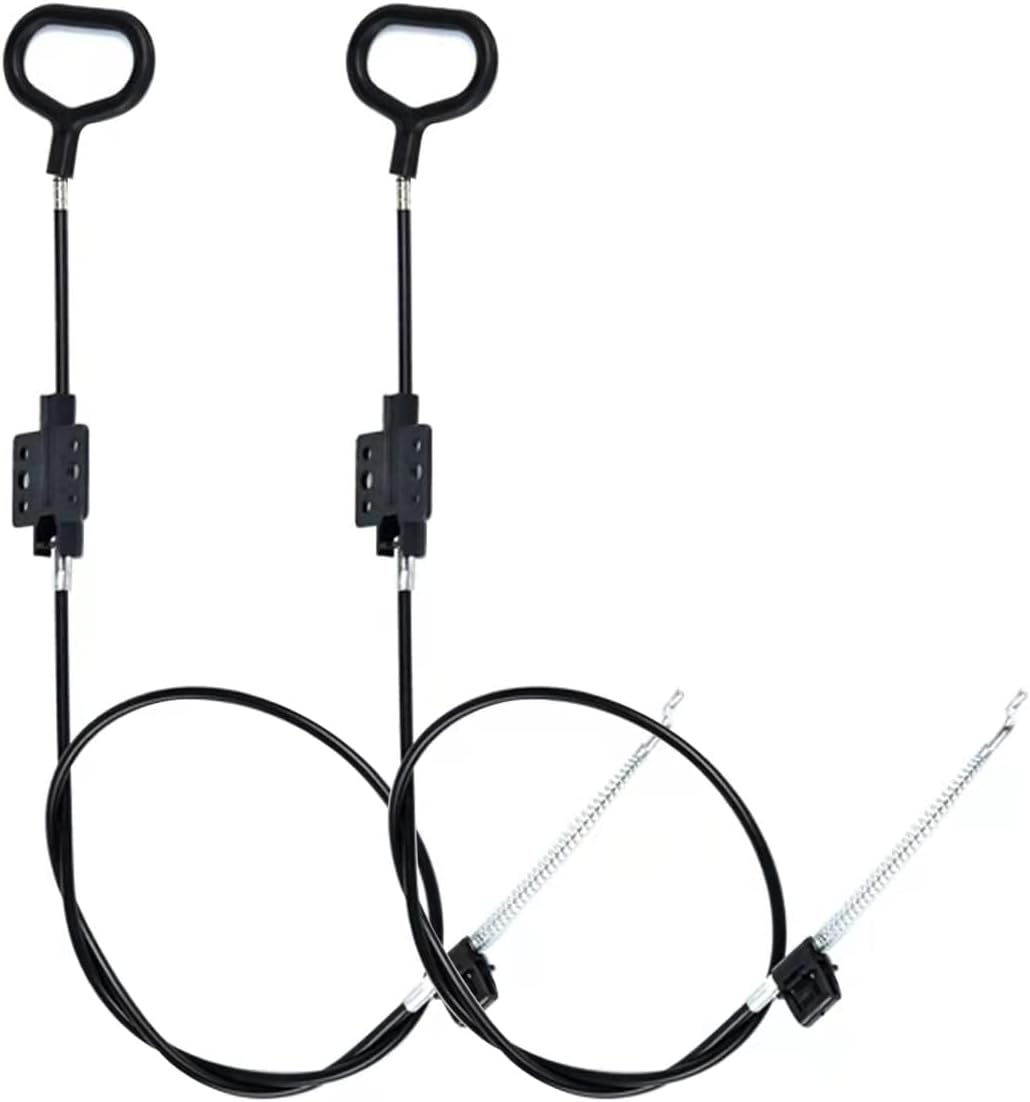 2Pcs Sofa Recliner Pull Cables Replacement,Recliner Sofa Chair Couch Release Lever Pull Handle,Fits Ashley and Most Recliner Sofa Brand,Exposed Cable Length 4.9", Total Length is 31"。 (D ring)