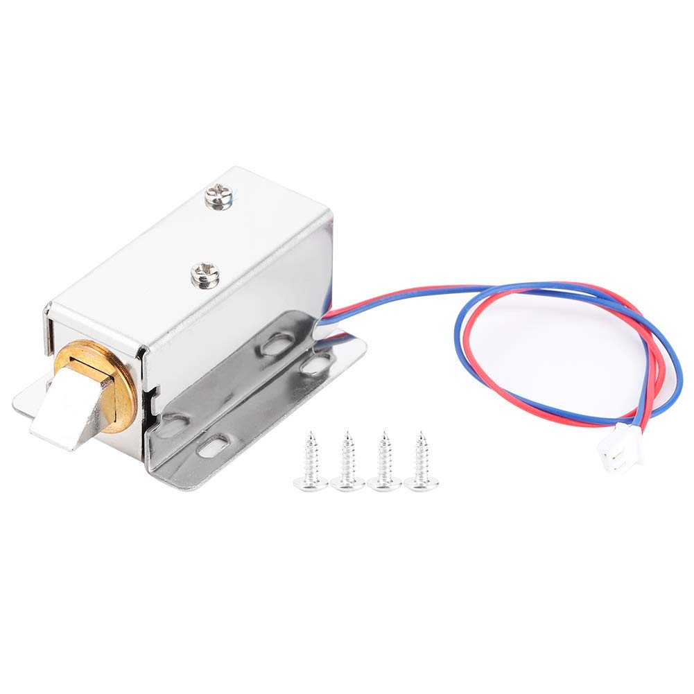 Atyhao Electric Magnetic Door Lock, Miniature Electromagnetic Lock Electric Control Lock For Cabinet Drawer Box, Dc 12V