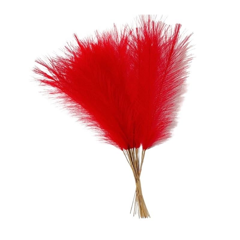 Pampas Grass Large 55CM 10PCS Fluffy Pampas Grass Boho Decor Flower miniatura 1