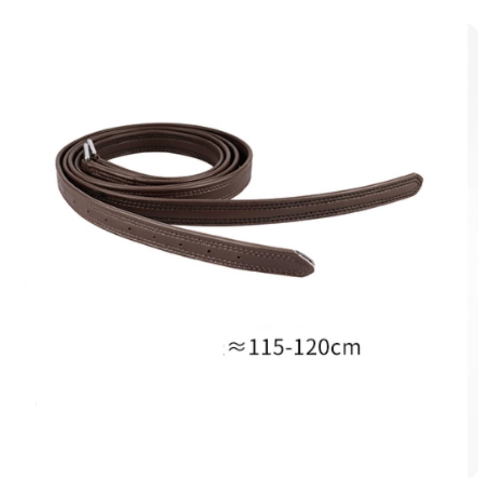 Correa Estribo Ajustable Correa Cuero con Hebilla Resistente Acción Estribo para Jinetes, Adultos, Equitación, Entrenamiento, Instalación Equina, Marrón Oscuro, Niños