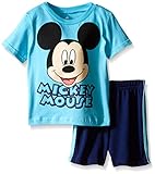 Disney Baby Boys' Mickey Mouse Mesh Short Set