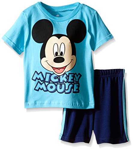 Disney Baby Boys' Mickey Mouse Mesh Short Set