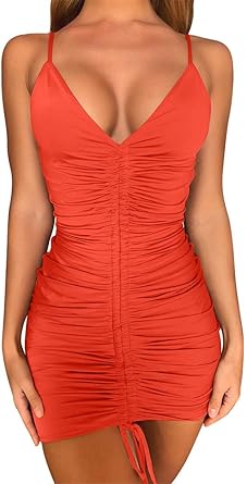 Adjustable ruched dress Clearance