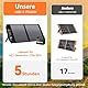 Mesuvida 100W Solar Ladegerät Faltbar mit 5 Anschlüssen, 24V MC4 höhere Leistung/24V DC/QC 3.0 USB-A und USB-C (PD65W) Solar Ladegerät
