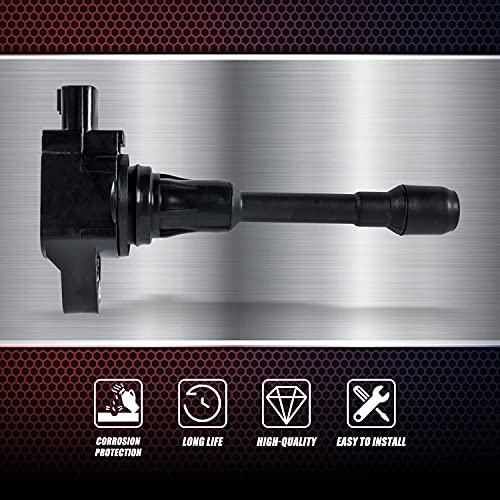 Ransoto Uf549 Ignition Coil Pack & 9029 Spark Plug Compatible With Nissan Altima Cube Rogue Sentra Versa Nv200 1.6L 1.8L 2.0L 2.5L L4 Set Of 4 #TOP5