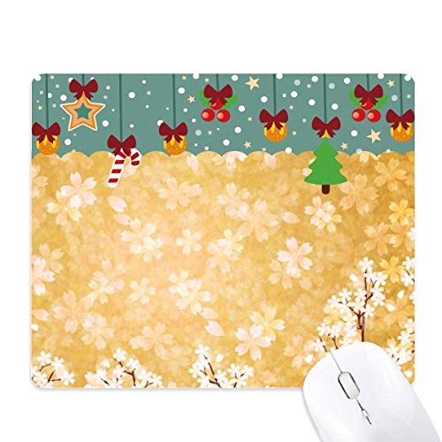 Tapis de souris antidérapant blanc Sakura pour éviter les glissements de bureau