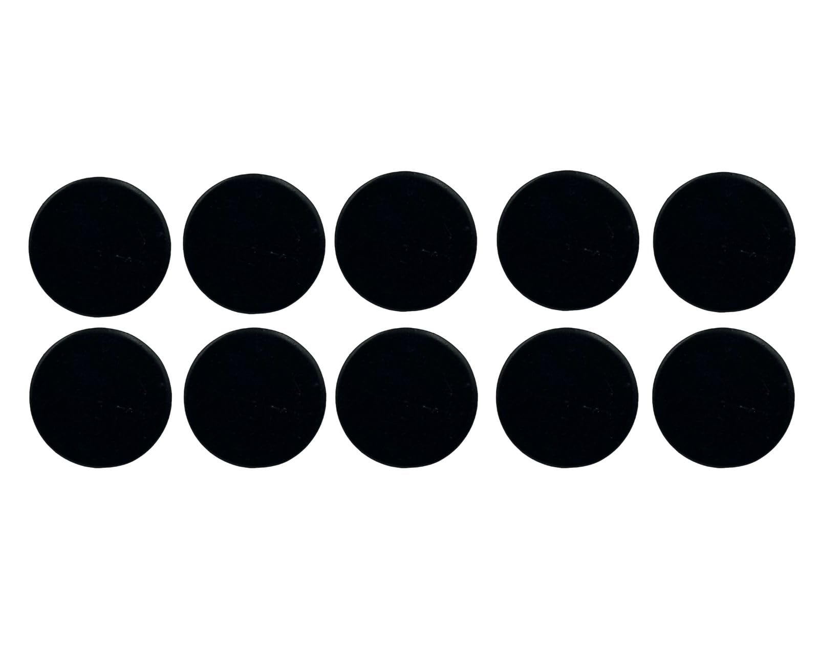 REENA Black Matte Finish Buttons 20 mm Diameter snap on no sew Bronze Buttons for Jeans Jackets etc (Plain Black 20mm Matt Finish, 10 Pieces Set) Black Matte