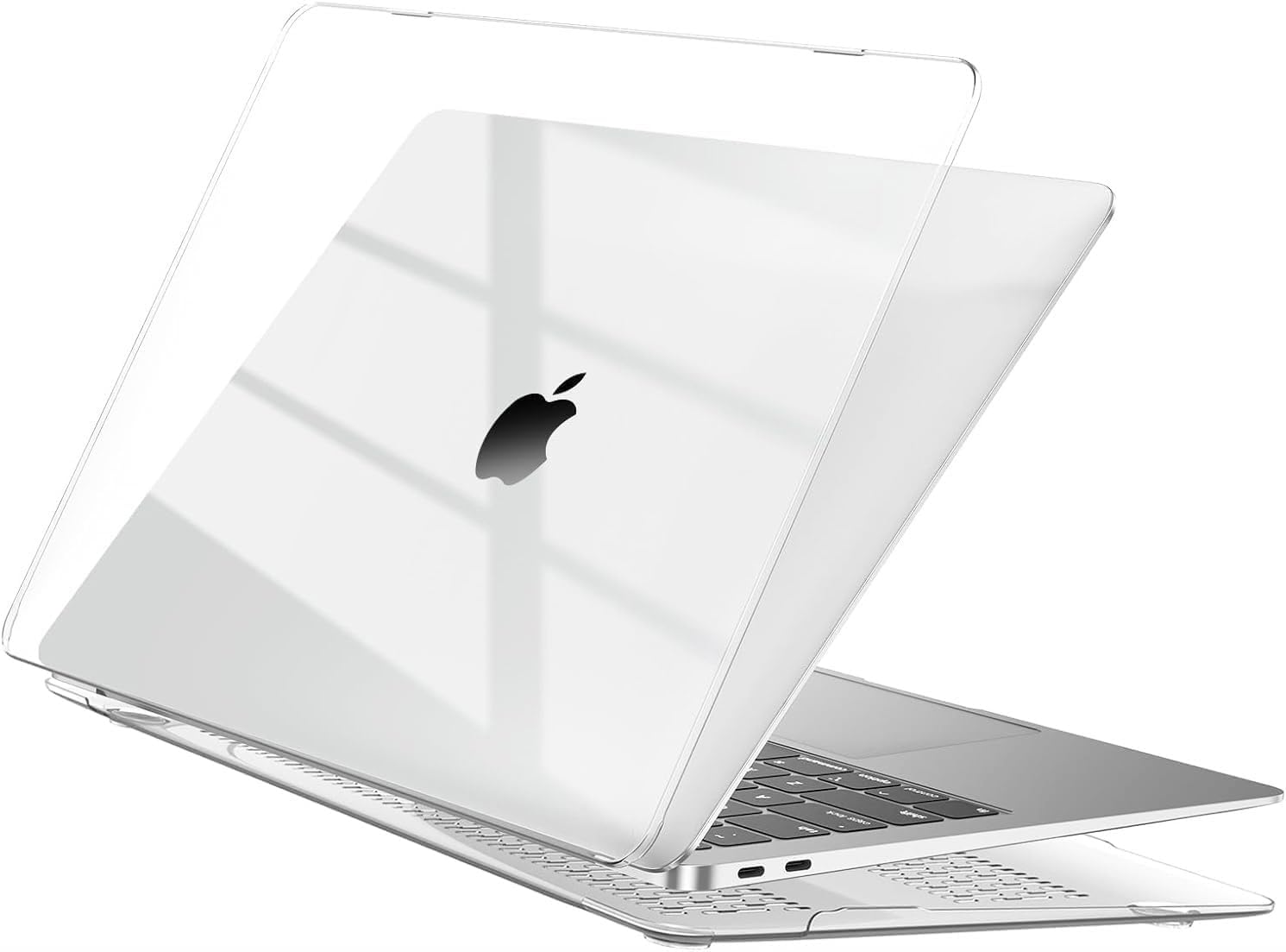 EooCoo Coque Compatible avec MacBook Air 13 M1 A2337 A2179 A1932 2020 2019 2018 MacBook Air 13,3 Pouces avec Touch ID, Plastique Case Rigide Étui Protection Coque - Transparent Cristal Clair - Amazon product rated Grade A