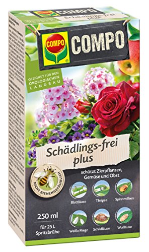 Preisvergleich Produktbild COMPO Schädlings-frei plus, Bekämpfung von Schädlingen an Zierpflanzen, 250 ml