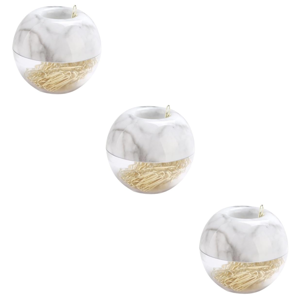 Uonlytech 3 Ensembles Trombones Avec Boîte Magnétique Pour Bureau Et École Clips Pratiques Pour Documents Et Notes 100 Pièces * 3