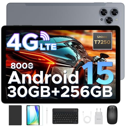 DOOGEE Tab G6 Android 15 Tablet con tastiera, 30 GB RAM + 256 GB