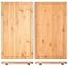Produktbild StreamBrush Herdabdeckplatte Schneidebrett Holz massiv (Bambus) - Perfekt als Herdabdeckung aus Holz |2x28x50x4cm | Ideal auch als Nudelbrett, Tranchierbrett oder Backbrett | Hitzebeständig & Robust