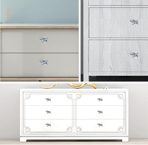 Miniatura 4 de brandname RRRuo - Pomos de gabinete para perro, manija de cajón de un solo agujero, tiradores de gabinete de animales para armario, tocador,