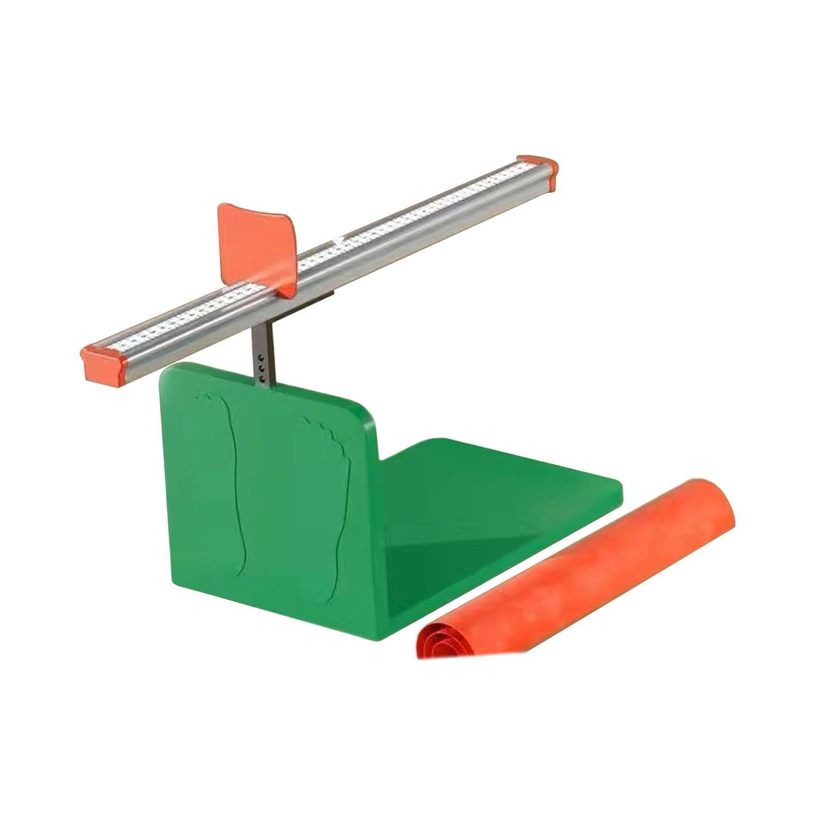 Tester per legamenti con Per scala chiara Dispositivo di valutazione della flessibilità Sit And Reach Gli esperti di fitness testano leggermente la punta delle dita