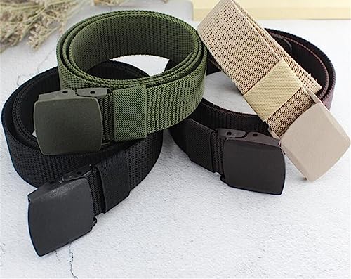 Dninmim Men's Canvas Belt, Military Jeans Nylon Webbing, Casual Belt Accessories2