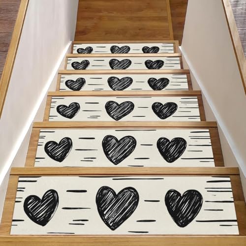 Tapis d'escalier antidérapants réutilisables de qualité durable