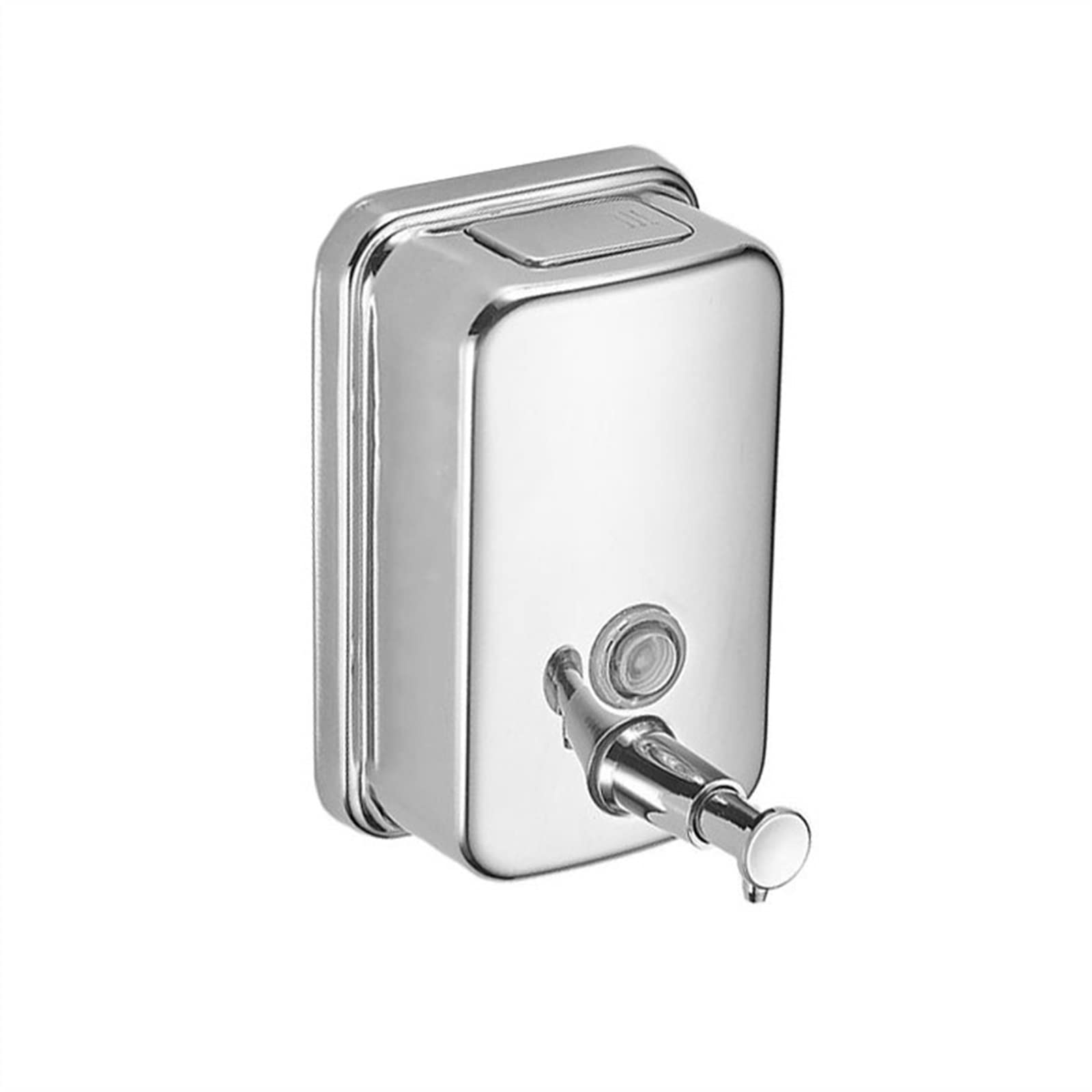 Dispensador de jabón de cerámica, botella de loción recargable, botella dispensadora de jabón 500ML/800ML/1000ML Dispensador de jabón de prensa 304 Botella de loción montada en la pared de acero inoxi
