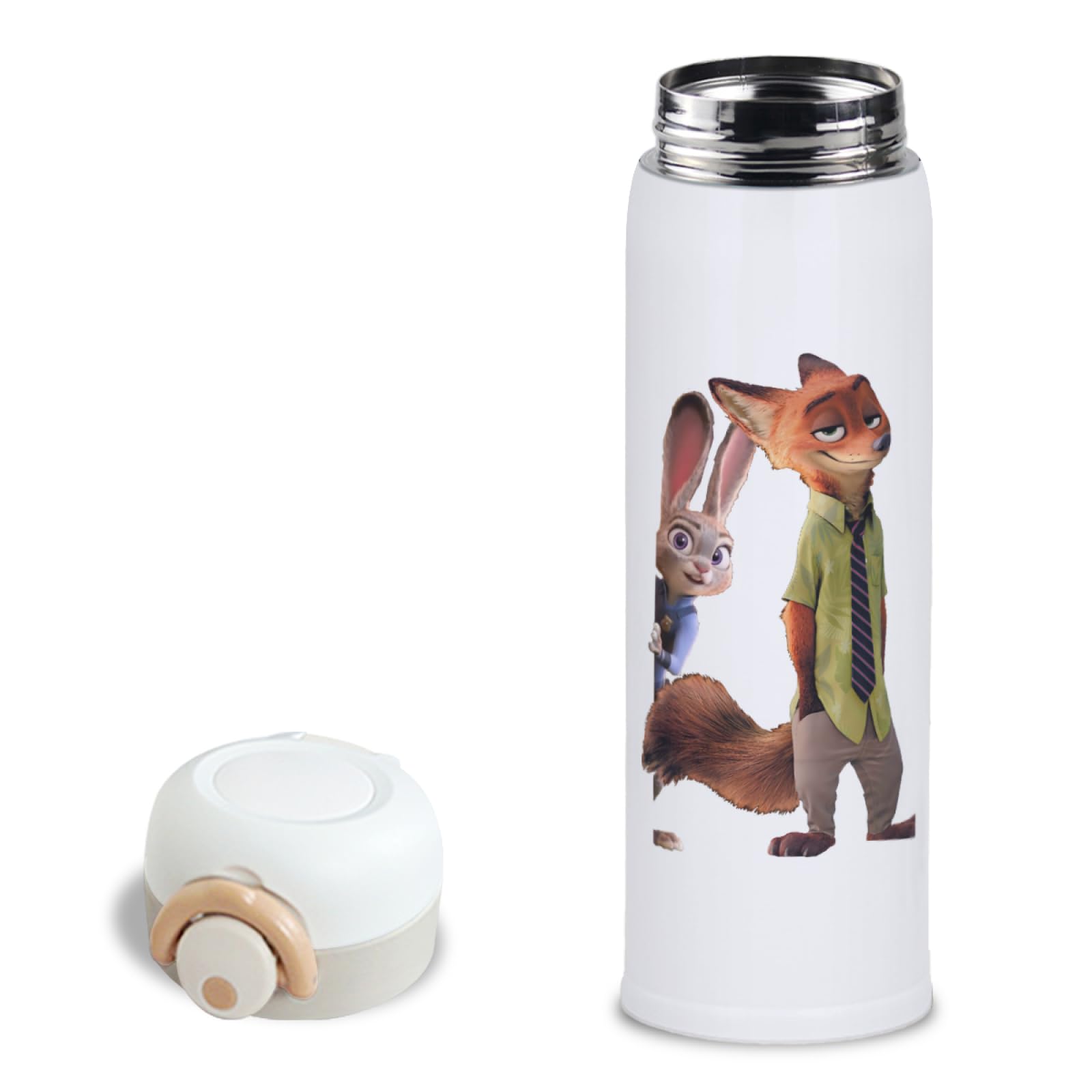 水筒 Amazon｜魔法瓶 ズートピア ニック・ワイルド 水筒 タンブラー 保温