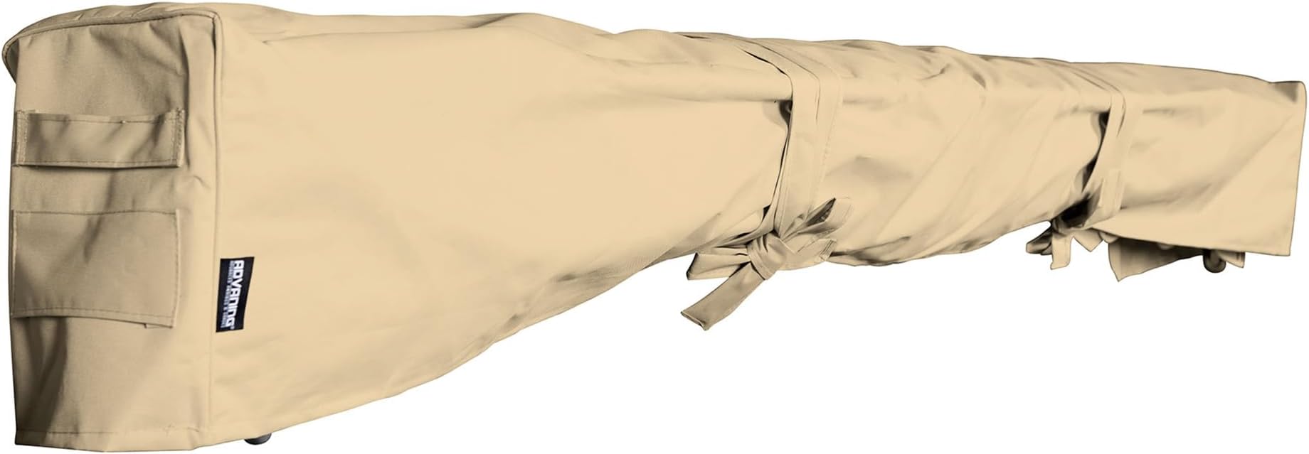 ADVANING All-Weather Protective Cover for 12' Wide Retractable Awnings, Heavy-Duty Weather Proof Polyester Fabric, Color: Beige,AC1200-P861T