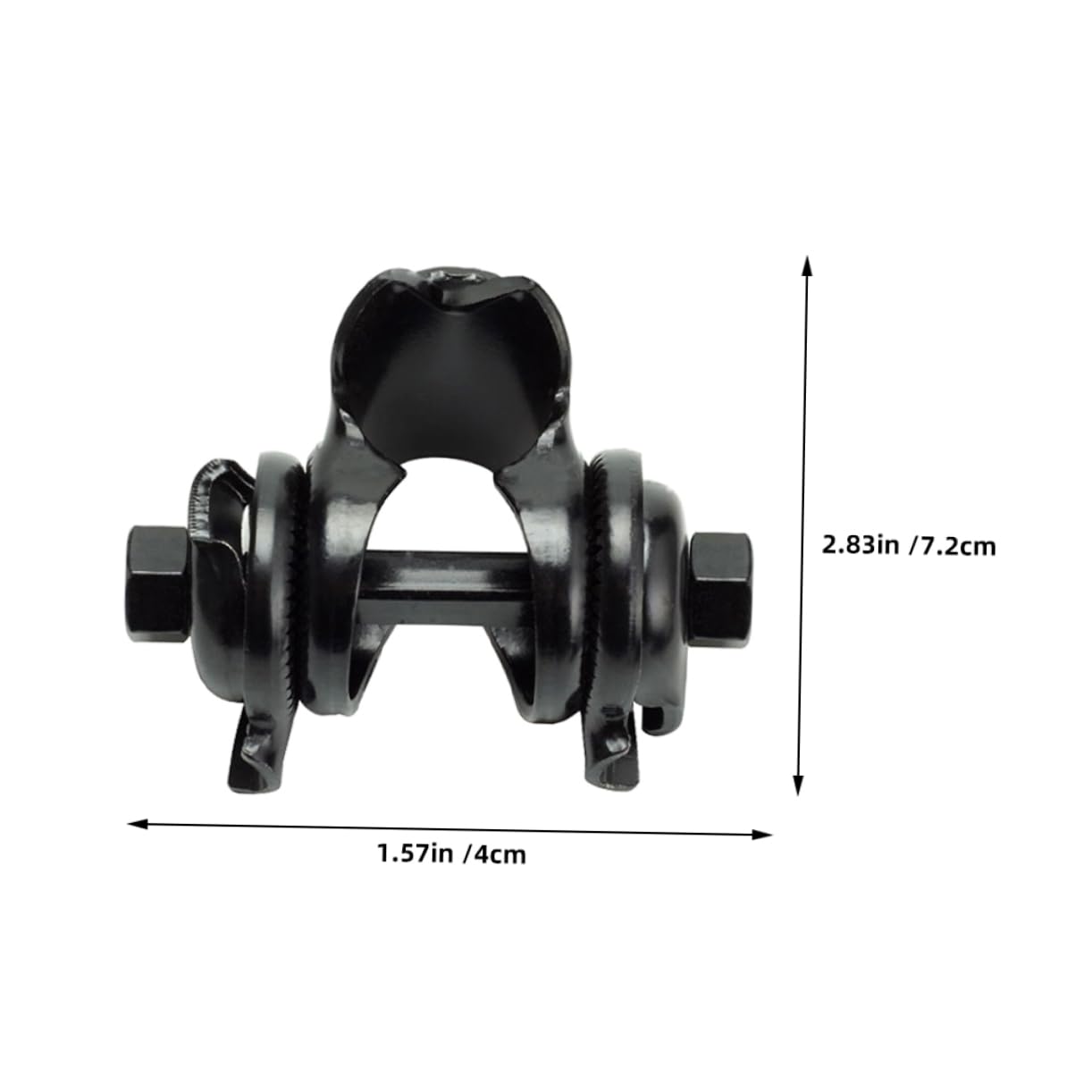Happyyami 2pcs Bike Seat Post Clamp Durable Saddle Adapter for Mountain and Road Bikes Easy Installation Secure Attachment Versatile Fit for Various Cycling Applications