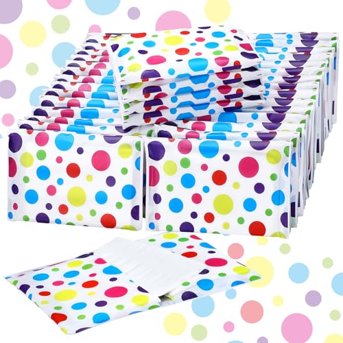 Image of Geyee 50 Pack Travel Tissue Packets Facial Paper Napkins, Polka Dot