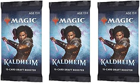 3 Packs Magic: The Gathering Draft Booster Pack Lot MTG Kaldheim