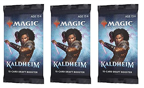 3 Packs Magic: The Gathering Draft Booster Pack Lot Mtg Kaldheim #TOP3