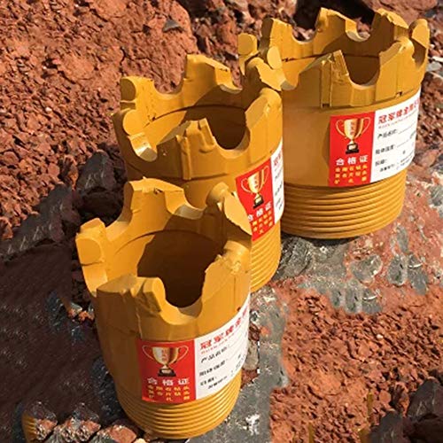 LANTAO Coreless Drill Bit Well Drilling PDC Drag Bit For Mining Drilling Bit Geological Exploration Coal Mining (diametor94mm)