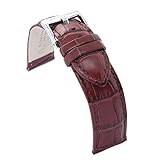 Universelle Kompatibilität und einfache Installation: Echtleder-Uhrenarmband, kompatibel mit den meisten klassischen und modernen Uhren. Erhältlich in Standardgrößen (mm) für eine perfekte Passform. Inklusive Montagewerkzeug, um das Armband schnell und sicher zu wechseln, ohne zum Uhrmacher gehen zu müssen.