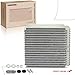 A-Premium A/C Evaporator Core Compatible with Toyota Corolla 1993, 4Runner 1990-1993, Supra 1989-1992 & Geo Prizm 1993 & Mitsubishi Montero 1992-1993 & Suzuki Esteem 1995-2002, with Pressing Plate
