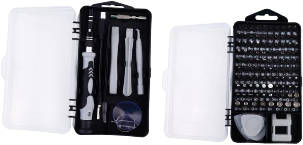 NUOBESTY Tool Kit Multifunction Screwdriver Set -static Tweezers Vanadium for Watch Clock Electronics Precision Hand Tools for Repairs