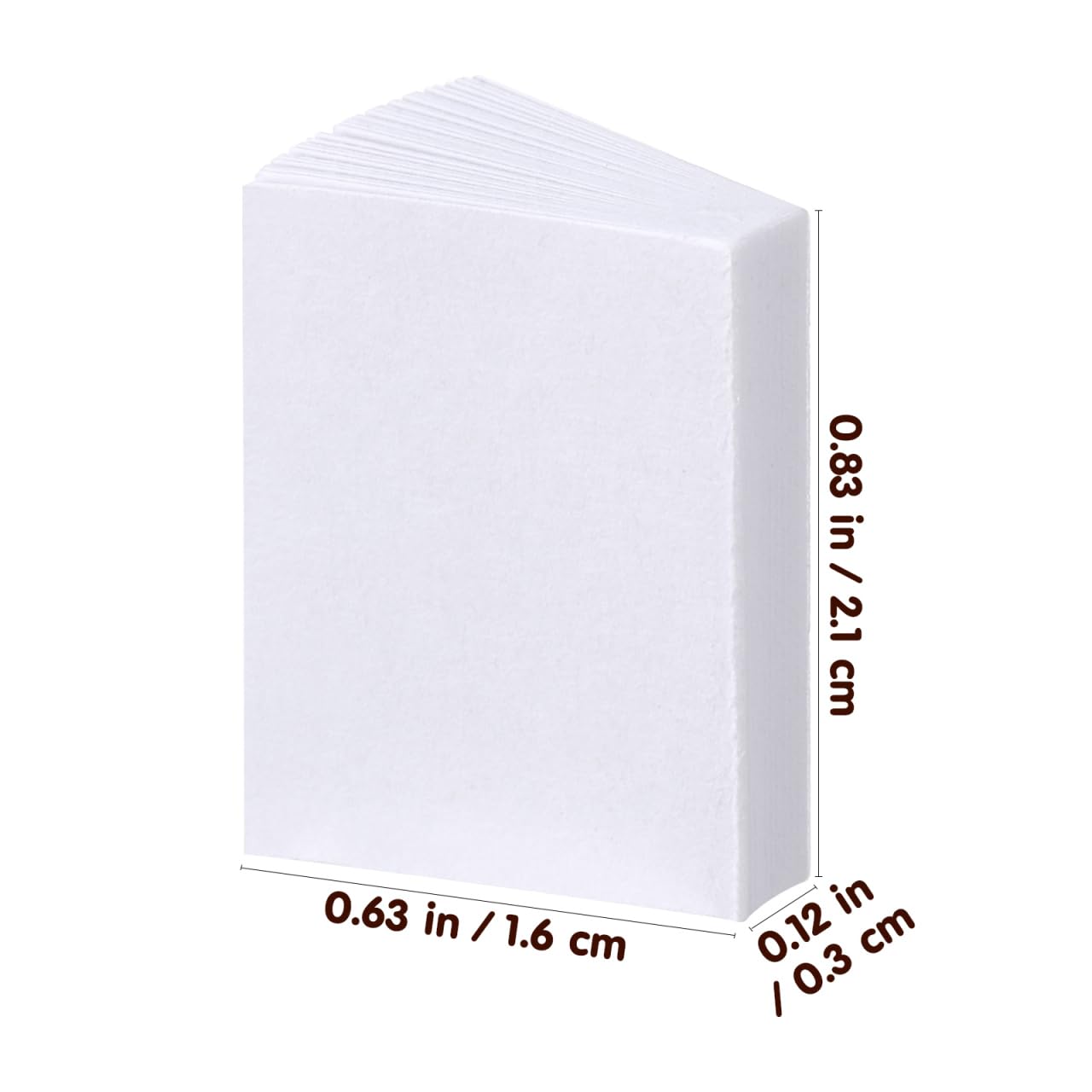 Yardwe Mini Books for Dollhouse 50 Pieces Set including Blank Flip Pages 0.83 X 0.63 Inch Miniature Books for Crafts Doll House Decoration and Kids Pretend Play - Image 3