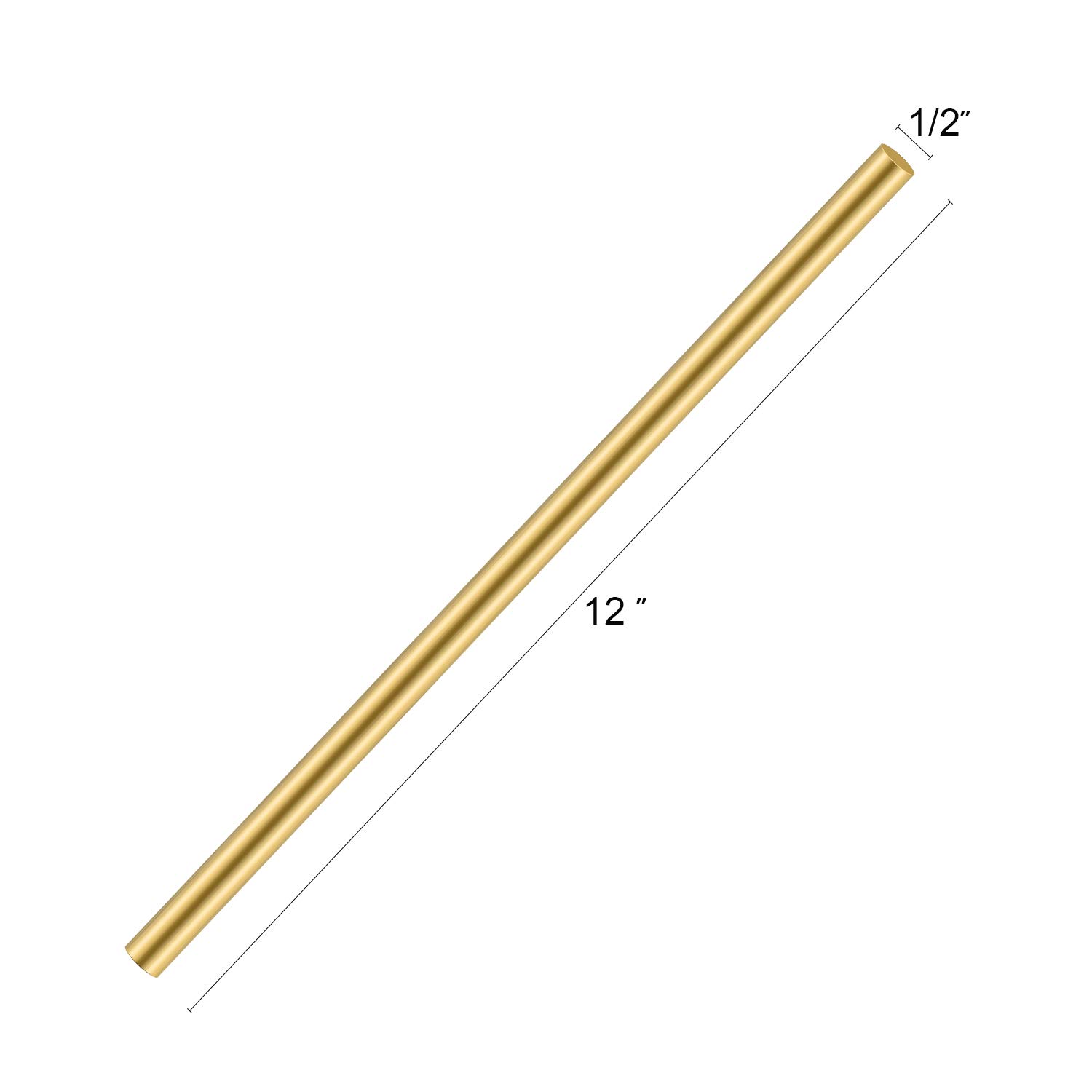 Suреr Sаlе 🛒 1/2 Inch Brass Round Rod, Favordrory 1PCS Brass Round Rods Lathe Bar Stock, 1/2 Inch in Diameter 12 Inch in Length Blасk Frіdау Clеаrаnсе 1/2 Inch Brass Round Rod, Favordrory 1PCS Brass Round Rods Lathe Bar Stock, 1/2 Inch in Diameter 12 Inch in Length