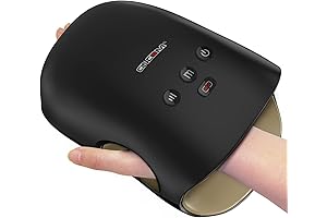 CINCOM Cordless Hand Massager with Heat and Compression