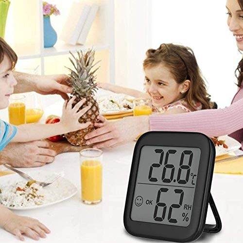 Termómetro digital e higrómetro XMING con alerta de notificación y pantalla LCD de alta precisión 5