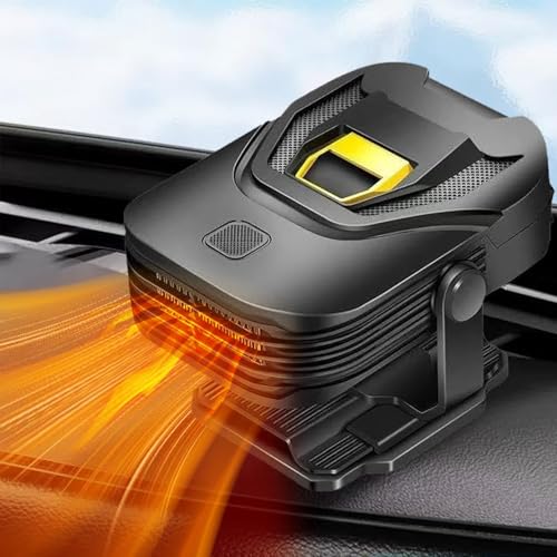 Car Heater,Upgraded 12V Portable Car Heater & Windshield Defroster,2-in-1 Fast