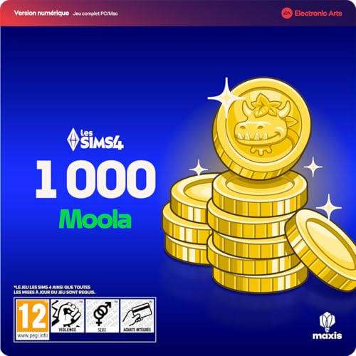 Les Sims 4 - 1000 moola PCWin | Téléchargement code EA App | Jeu Vidéo | Français