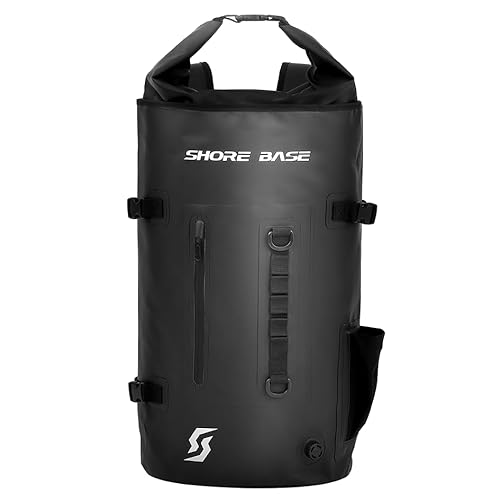 防水バックパック タフドライバッグパック SHOREBASE ショアベース 防水リュック (ブラック)
