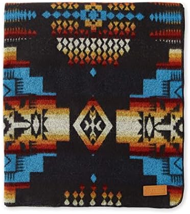 Ecuadane Large Southwestern Woven Blanket, Handmade in Ecuador by Local Artisans, Queen Size 82" x 93" - Andes Cliffside