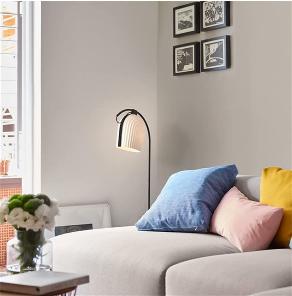 Lampa Podłogowa Lampa Stojąca Dekoracja Podłogowa Poli Czarna W Stylu Nordyckim Lampka Do Czytania Do Sypialni