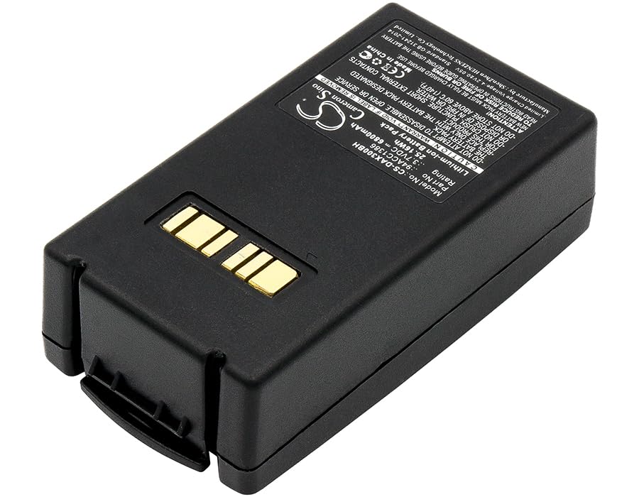 TCTK Akku 6800mAh Kompatibel mit [Datalogic] Falcon X3, Falcon X3 Plus, X3+, X4 Ersetzt 4ACC0046, 94ACC1386, BT-0016, BT-26 FBA
