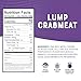 Bumble Bee Lump Crab Meat, 6 oz Can - 14g Protein & 1g Carb Per Serving - Wild Caught, Small Chunks, Drain Before Use - Packaging May Vary