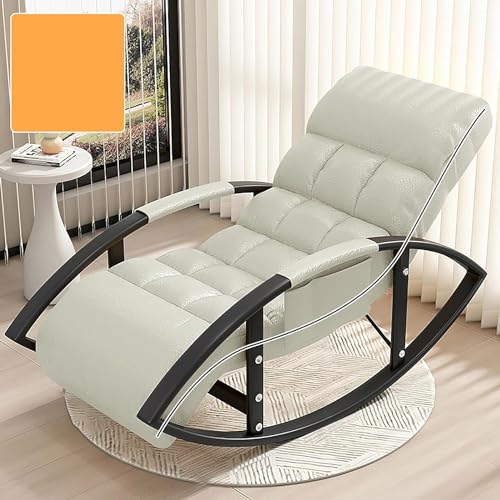 Soulagez votre dos avec la chaise à bascule surdimensionnée réglable pour terrasse et salon