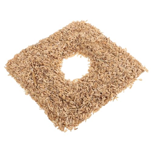 DIKACA Litière Naturelle Coques de Riz pour Poulailler 1,5 Kg, Matériau 100% Naturel, Confortable et Absorbant, Adaptée pour Poules, Hamsters et Petits Oiseaux en Habitat Domestique