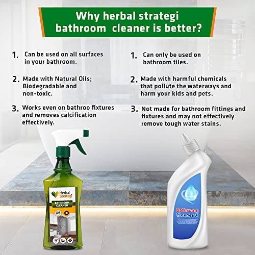 Image of Herbal Strategi Bathroom Cleaner 500 ml (1) (Pack of 2)