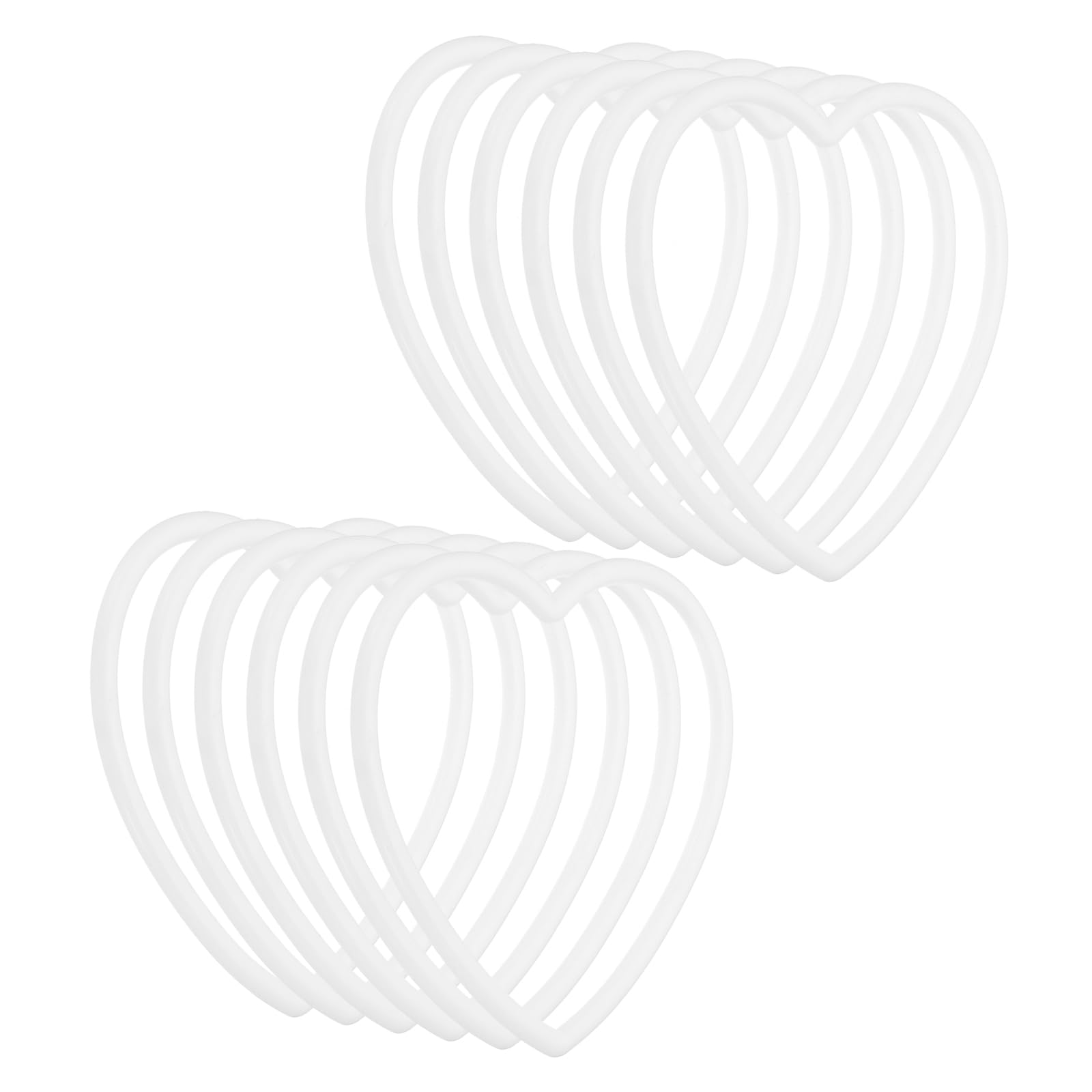 PATIKIL 4.9 Inch Heart Dream Catcher Rings